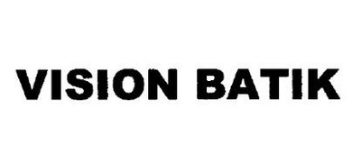 Trademark VISION BATIK