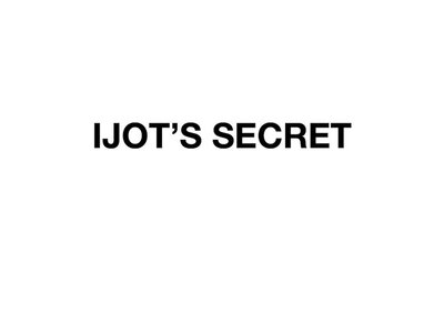 Trademark IJOT'S SECRET