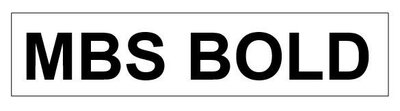 Trademark MBS BOLD