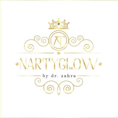 Trademark NARTYGLOW BY dr. ZAHRA + LOGO