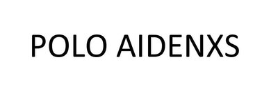 Trademark POLO AIDENXS