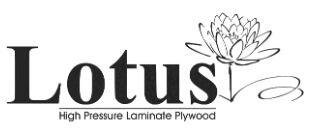 Trademark LOTUS HIGH PRESSURE LAMINATE PLYWOOD + LOGO