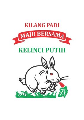 Trademark Kilang Padi Maju Bersama Kelinci Putih Dan Logo