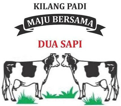 Trademark Kilang Padi Maju Bersama Dua Sapi Dan Logo