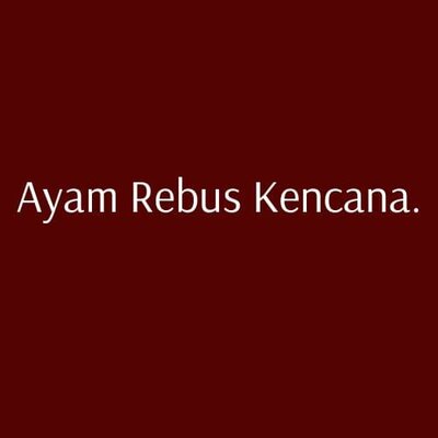 Trademark Ayam Rebus Kencana.