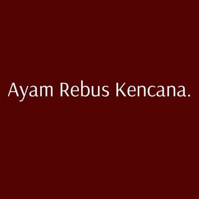 Trademark Ayam Rebus Kencana.