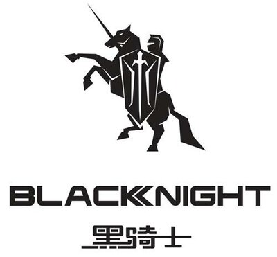 Trademark BLACKNIGHT + Huruf kanji dibaca HEI QISHI + logo