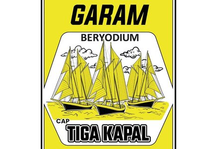 Trademark CAP TIGA KAPAL GARAM BERYODIUM