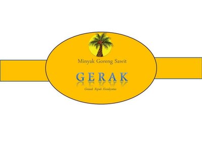 Trademark Minyak Goreng Sawit GERAK Gemah Ripah Kerakyatan + Gambar