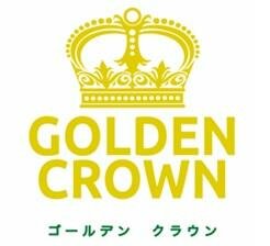 Trademark GOLDEN CROWN HIJAU + KARAKTER JEPANG + GAMBAR