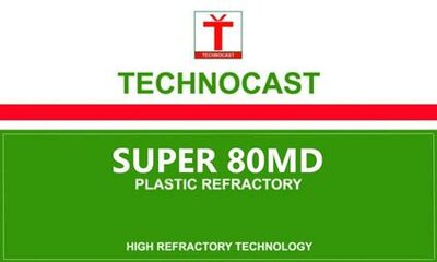 Trademark TECHNOCAST PLASTIC REFRACTORY SUPER 80MD