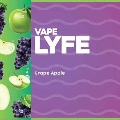 Trademark VAPE LYFE GRAPE APPLE + Lukisan