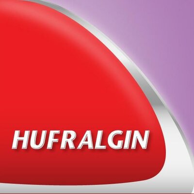 Trademark HUFRALGIN + LOGO