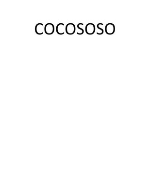 Trademark COCOSOSO