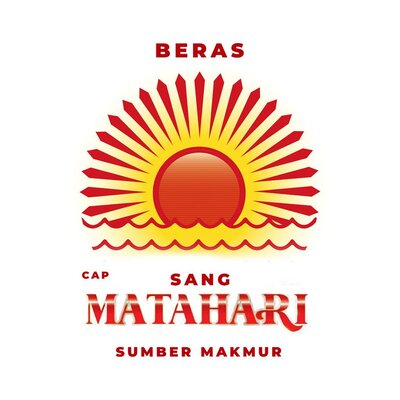 Trademark Beras Cap Sang Matahari Sumber Makmur + Gambar Matahari