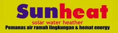 Trademark Sunheat solar water heater pemanas air ramah lingkungan & hemat energy