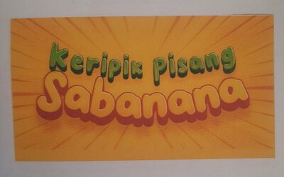 Trademark KERIPIK PISANG SABANANA + LUKISAN