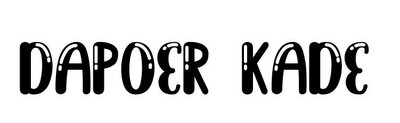 Trademark DAPOER KADE