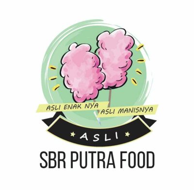 Trademark SBR PUTRA FOOD Asli enak nya asli manisnya asli + Logo