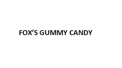 Trademark FOX'S GUMMY CANDY