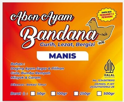 Trademark Abon Ayam Bandana