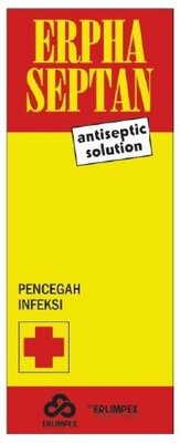 Trademark ERPHA SEPTAN antiseptic solution & Lukisan