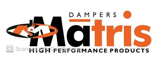 Trademark MTS MATRIS DAMPERS HIGH PERFORMANCE PRODUCTS + LOGO