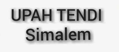 Trademark UPAH TENDI Simalem