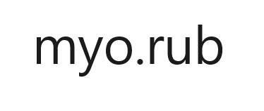 Trademark myo.rub