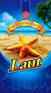 Trademark LAUT BERAS PREMIUM dan lukisan