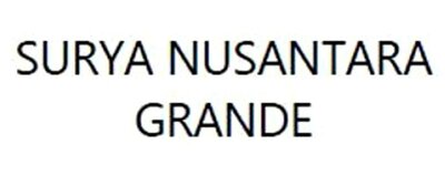 Trademark SURYA NUSANTARA GRANDE