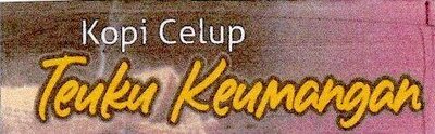 Trademark KOPI CELUP TEUKU KEUMANGAN