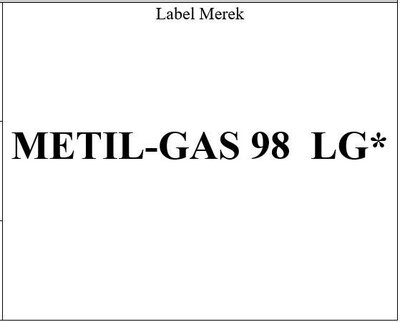 Trademark METIL -GAS 98 LG *