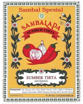 Trademark Sambal Spesial Sambalada Sumber Tirta + logo