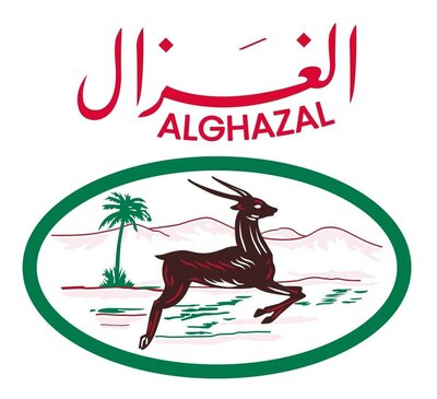 Trademark ALGHAZAL in Latin and Arabic new logo