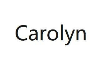 Trademark Carolyn