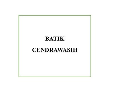 Trademark BATIK CENDRAWASIH