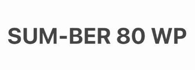 Trademark SUM-BER 80 WP