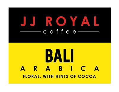 Trademark JJ ROYAL COFFEE BALI ARABICA FLORAL, WITH HINTS OF COCOA