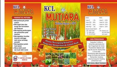 Trademark KCL MUTIARA Kalium Super + ZPT