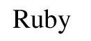 Trademark Ruby