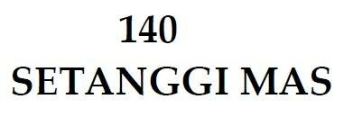 Trademark 140 SETANGGI MAS