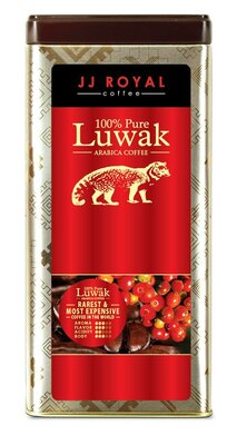 Trademark JJ ROYAL COFFEE 100% PURE LUWAK ARABICA COFFEE + Lukisan