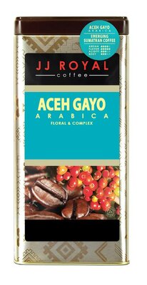 Trademark JJ ROYAL COFFEE ACEH GAYO ARABICA FLORAL & COMPLEX + Lukisan