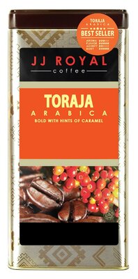 Trademark JJ ROYAL COFFEE TORAJA ARABICA BOLD WITH HINTS OF CARAMEL + Lukisan