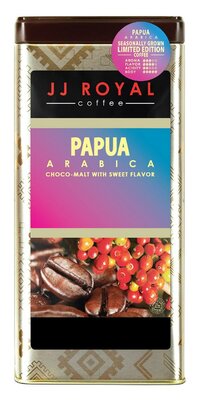 Trademark JJ ROYAL COFFEE PAPUA ARABICA CHOCO-MALT WITH SWEET FLAVOR + Lukisan