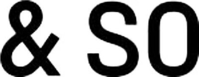 Trademark AND SO / & SO DAN LOGO