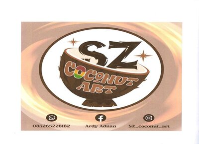 Trademark SZ Cocunut Art