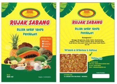 Trademark RUJAK SABANG + LUKISAN