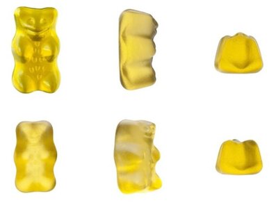 Trademark Merek tiga dimensi - Goldbear (kuning)